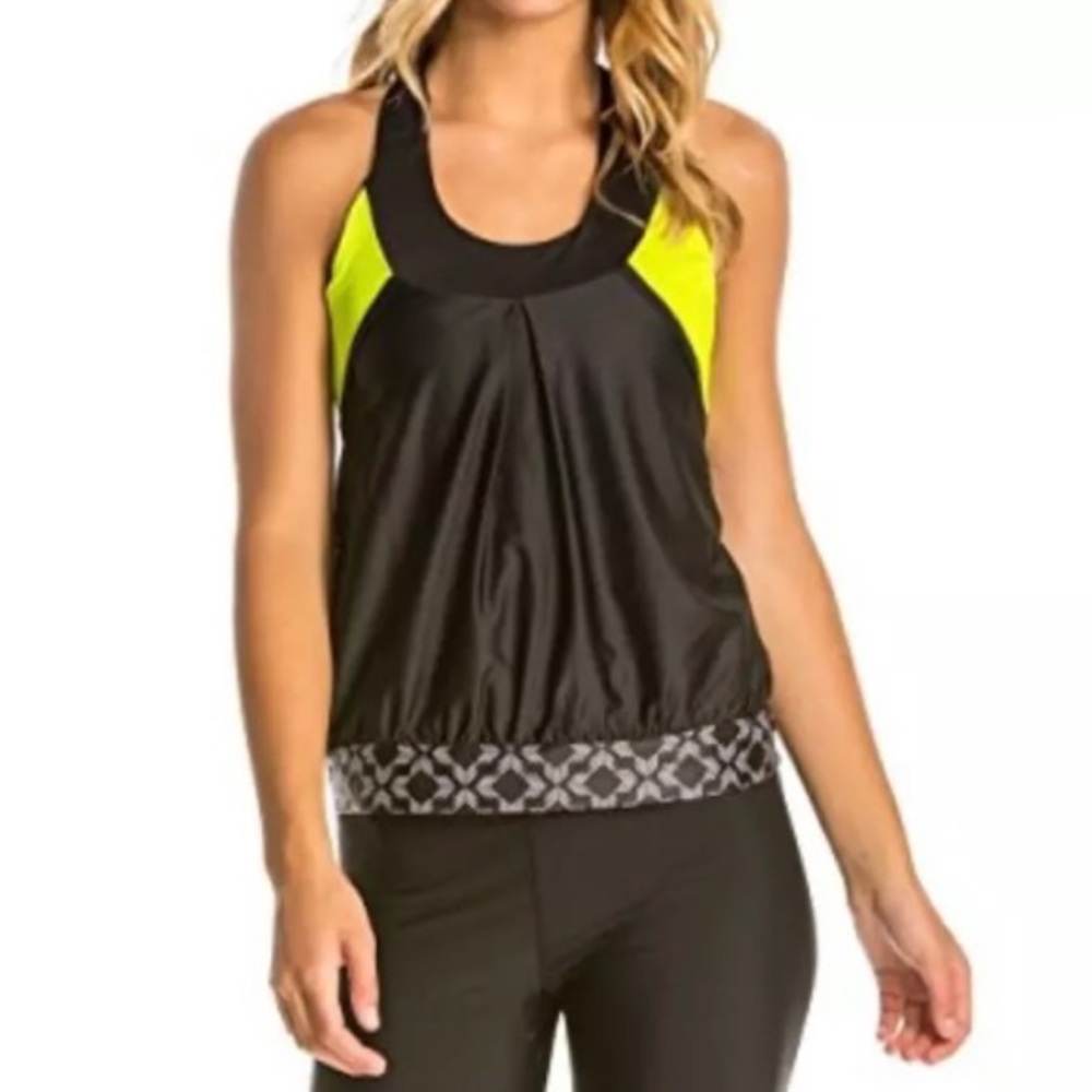 NWT Moxie Cycling High Vis Lumenex Layered Tank Size Medium